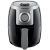 CHEFMAN Small, Compact Air Fryer Healthy Cooking, 2 Qt, Nonstick, User Friendly and Adjustable Temperature Control w/ 60 Minute Timer & Auto Shutoff, Dishwasher Safe Basket, BPA – Free, Black